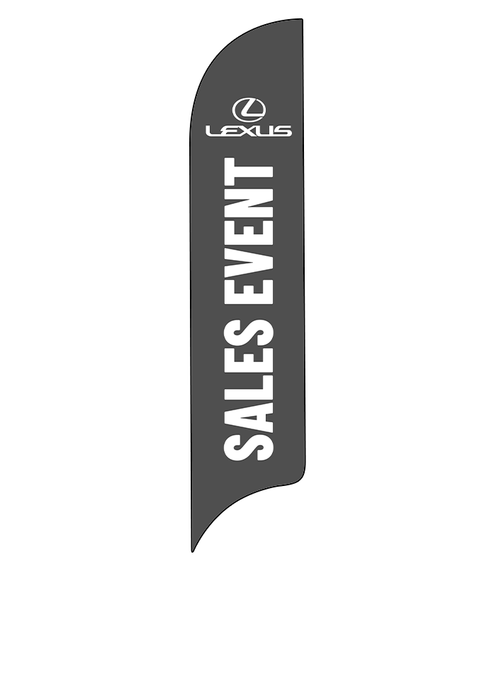 15ft Lexus Logo Sales Event Feather Flag