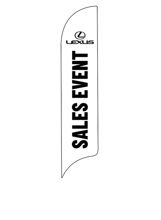 15ft Lexus Logo Sales Event Feather Flag
